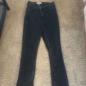Black Abercrombie Ultra High Rise Curve Love Jean